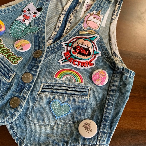 DIY Cute Toddler Unicorns Mermaid Magic Vest 3/4T - Picture 6 of 6